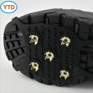 Crampones de Seguridad Antideslizantes, Duraderos y Ligeros, para Invierno, con Púas Metálicas para Hielo, Plantilla de Goma, Posición Superior de la Entresuela, Suela Exterior para Nieve - Product Image 2