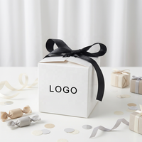 Petites boîtes d'emballage blanches personnalisées, impression de votre logo, boîtes en carton blanc vintage de petite taille, boîtes à bonbons, boîtes cadeaux de mariage en papier