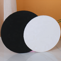 XJH 1/2 pouces blanc noir rond papier ondulé étanche carton gâteau conseil tambour gâteau tambour
