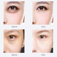 Patchs pour les yeux au collagène végétalien et à l'acide hyaluronique OEM/ODM, anti-âge, hydratants, apaisants, 30 paires de coussinets en gel bleu, cernes