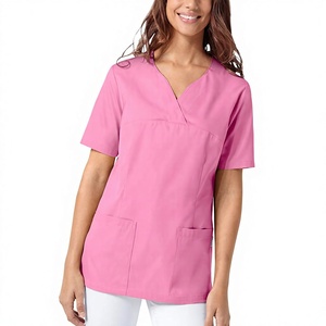Mono médico para mujer con cuello en V, uniforme de enfermería de una pieza, pantalón de pierna ancha con bolsillos tipo cargo, ropa de trabajo para hospital y veterinaria, precio al por mayor - Product Image 3