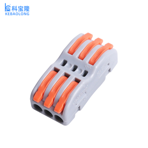 Divisor a tope tipo empuje personalizable, Conector de bloque de terminales rápido Universal para conectores de productos de cable <span class=keywords><strong>flexible</strong></span> rígido - Product Image 2