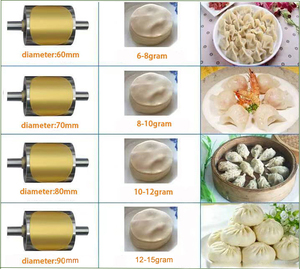 Small Momo Empanada <strong>Roti</strong> Chapati Tortilla <strong>Samosa</strong> Dumpling Skin Wrapper Making Machine Dough Sheet Machine - Product Image 6