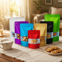 Sachets Doypack Métallisés Autoportants en Plastique avec Fermeture Éclair pour Aliments et Snacks – Emballage Flexible à Fermeture Zip