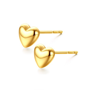 <span class=keywords><strong>Orecchini</strong></span> a Perno Semplici in Oro 18k <span class=keywords><strong>per</strong></span> Donna, Gioielli Raffinati Xinfly - Product Image 1