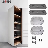 Meuble de cuisine/îlot modulaire multifonctionnel en acier JINRUIDA 360 DIY, accessoires rotatifs modernes assemblés