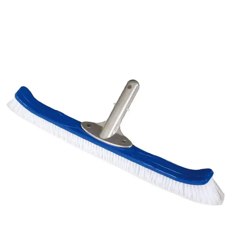 BN 14 pouces acier dos nylon mélange rotatif piscine mur brosse tête pour piscine grand grain poils piscine brosse