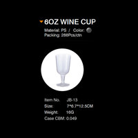 Verre à vin INS en plastique jetable moderne classique bord de placage pour les fêtes fournitures de boissons ornement de table pour coupe de champagne glace