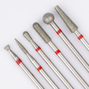 OEM 6 cái/bộ Chuyên Nghiệp Kim Cương Mẹo Nail Burrs Công Cụ Làm Móng Tay 3/32 ''Nga Bit Tungsten Carbide Nail Khoan Bits Set - Product Image 4