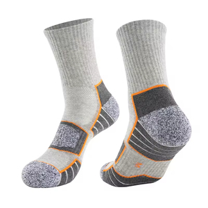 Wholesale New Arrival Anti-Bacterial Youth Knitted Terry Gym Sports Crew <b>Socks</b> Breathable Basketball - Product Image 4