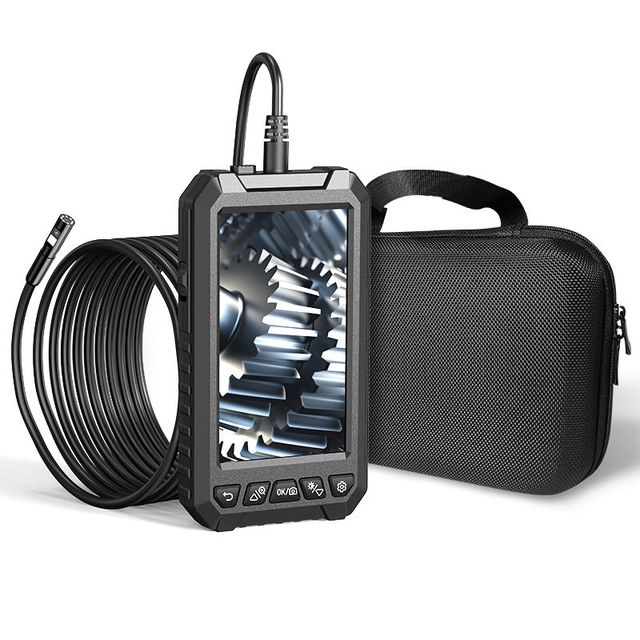 Wholesale 1080P HD Record Video Borescope 5 Inch IPS Industrial Endoscope 8.0mm Three Triple Lens Inspection Camera