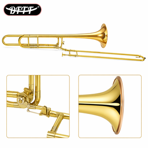 <span class=keywords><strong>Trombone</strong></span> ténor à piston Bb/F de haute qualité, instrument de musique professionnel en laiton pour les groupes scolaires et les distributeurs d'instruments - Product Image 2
