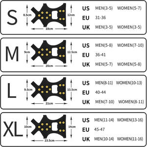 Source factory supports customized 10 nail 10 tooth ice claw anti slip <b>shoe</b> <b>covers</b> for winter outdoor sports - Product Image 5