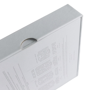 Tùy chỉnh bao bì hộp với bột giấy bên trong khay cứng bìa cứng nắp và cơ sở cho quà tặng bao bì với dập nổi xử lý - Product Image 3