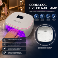 Lampe LED CM.NAIL Magic One PRO pour usage domestique et professionnel, portable, rechargeable, sans fil, sécheuse de vernis à ongles en gel, logo personnalisé, professionnelle