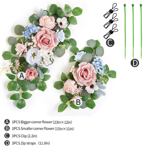 Yb69 Nhà Máy Bán Buôn Hoa Swag Cho Đám Cưới Khách Sạn Trang Trí Màu Hồng Màu Xanh Màu Đề Nghị Cho Valentine Của Ngày Tốt Nghiệp Phục Sinh - Product Image 6