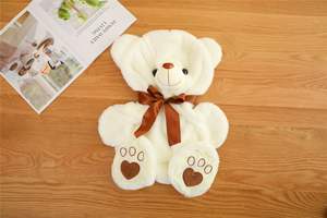 Consolettone in pelle semilavorato con imbottitura in cotone PP per bambola orso abbraccio di san valentino - Product Image 6