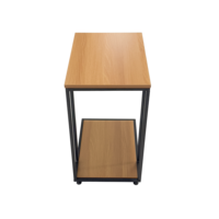 Table d'appoint moderne de style nordique, luxe léger, en forme de C, avec métal, pour lit, canapé ou salon