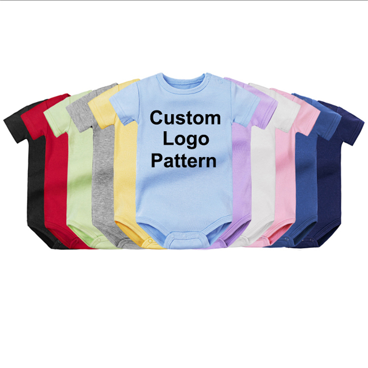 Custom Print Baby Infant Organic 100