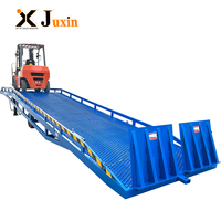 Rampe de chargement et de déchargement hydraulique portable, plateforme mobile pour conteneurs, rampe d'accès pour le transport maritime, 6-15t, pour utilisation dans les centres de distribution