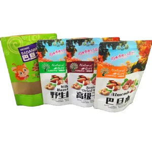 Custom Bio Degradable Plastic Bags Laminated Kraft Paper with PLA Packaging Bags for Food Powder