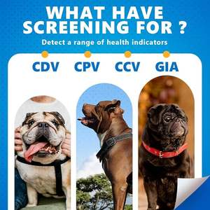 Canine/Dog HealthCheck 4-in-1 Test Kit Screening of Common Canine Illnesses Quick and Easy <strong>At</strong>-<strong>Home</strong> <strong>Testing</strong> - Product Image 2