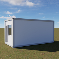 Maison conteneur pliable entièrement meublée - avec salle de bain et cuisine. Dortoir pour travailleurs. Hébergement sur chantier.