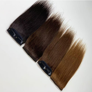 Doppia trama a Clip trafilata e Patch per <span class=keywords><strong>capelli</strong></span> invisibili Design estensioni ispessenti e cuscinetti per <span class=keywords><strong>capelli</strong></span> umani per il Volume - Product Image 6