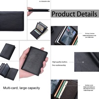 Produsen dompet kustom Pria Bisnis tempat kartu kredit kartu SIM sederhana pria