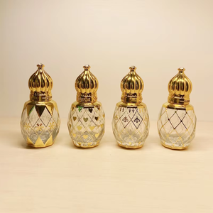 Flacon à bille en verre octogonal de haute qualité avec logo personnalisé imprimé UV 3ml 6ml 12ml contenant vide de flacon d'huile de parfum pour les soins de la peau - Product Image 2