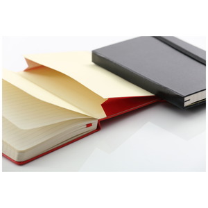 高级聚氨酯皮革盒装笔记本，带内部口袋和松紧带，非常适合组织笔记文件办公室使用 - Product Image 1