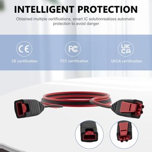 Câble de connexion de puissance moteur X-Connect, accessoire d'extension pour batterie intelligente Genius, 3 m, conducteur en laiton, PVC, indice de protection IP67, usage industriel - Product Image 6