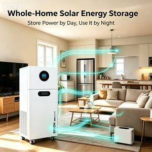 Système de stockage solaire tout-en-un haute fréquence 6,2 kW avec batterie 10 kWh, 15 kWh, 16 kWh et contrôle par application pour maison et villa - Product Image 1