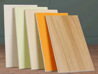 Panneau mural moderne en plastique brillant effet carbone, résistant à l'humidité, insonorisant, installation facile DIY pour hôtel et appartement