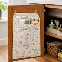Sac de rangement réutilisable pour chiffons sales, sac en lin pour torchons, support pour chiffons de cuisine, en lin, pour buanderie et salle de bain, rangement de serviettes