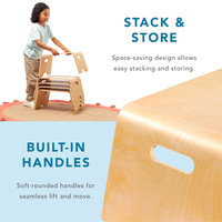 Bureau portable en bois naturel de haute qualité, design moderne, table d'activités pour l'étude et le jeu, pour la maison, pour bébés et enfants