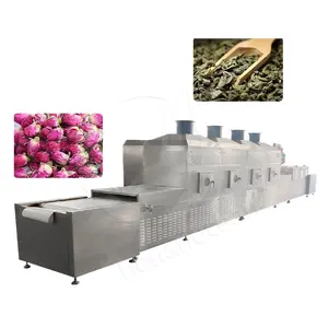 Continuous Conveyor Mesh Belt Microwave Dryer Machine Professional Continuous Conveyor Tunnel Drying Machine