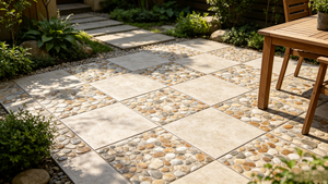 Carreaux <span class=keywords><strong>de</strong></span> sol en céramique aspect galets modernes 300x300mm, mats, antidérapants, résistants aux acides, pour sols extérieurs, carreaux <span class=keywords><strong>de</strong></span> <span class=keywords><strong>jardin</strong></span>, balcon, chambre - Product Image 2