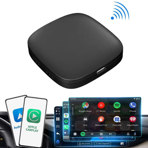 Adaptateur CarPlay sans fil et boîtier AI Android 13 avec prise en charge WiFi et <span class=keywords><strong>YouTube</strong></span> pour voitures intelligentes, mode double filaire/sans fil - Product Image 3