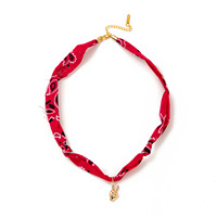 Kalung Baja Anti Karat Comiya 2026 Rantai Bambu Motif Jari Jamur Hati Bunga Liontin Beragam 18K