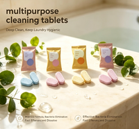 Tablettes nettoyantes multi-surfaces Pet-Safe - Recharges ménagères non toxiques à base de plantes - Solution de nettoyage en profondeur sans danger pour les pattes et les personnes