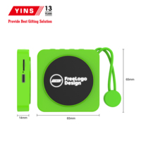 Haut-parleur audio sans fil magnétique avec logo LED personnalisé, cadeau pour la reconnaissance des clients, récompense des employés, souvenir d'anniversaire d'entreprise