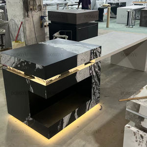 Высококачественные мраморные дизайнерские шкафы, кухонные островные Современные Столешницы, роскошные кухонные шкафы с мраморным дизайном - Product Image 6