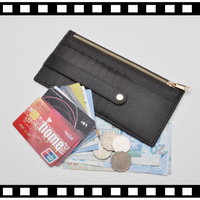 Dompet Kartu PU Custom Grosir dengan Kantong Resleting