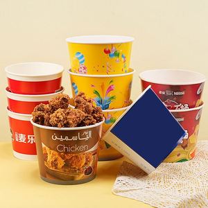 Wholesale Custom Rigid Kraft Paper <b>Cupcake</b> <b>Boxes</b> with Window Plastic Cover for Cake Takeout Packaging - Product Image 5
