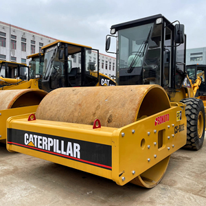 Rodillo Compactador de Neumáticos CAT CS683E Usado, Origen Japón, Rodillo de Tambor Único para Asfalto, Motor Eléctrico 129kW, Bomba, Buen Precio - Product Image 1