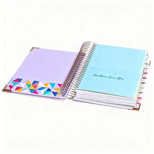 Planificateur d'autosoins personnalisé 2026, impression, couverture rigide, journal de bien-être, agenda relié en spirale avec boîte - Product Image 4