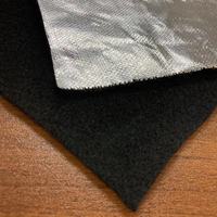 Feutre non tissé pour costumes de soudage de pompier couverture de soudage ignifuge ignifuge tissu de feu noir en Fiber de carbone activé