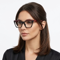 LBAshades LS044 Lunettes Anti-Lumière Bleue Oeil de Chat Tendance TR90 Unisexe Charnière Métallique Vintage pour Adultes Femmes Diamant