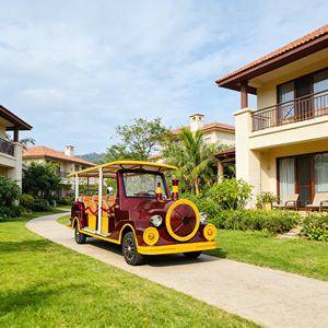 Nuevo Vehículo Turístico Eléctrico con Forma <span class=keywords><strong>de</strong></span> <span class=keywords><strong>Tren</strong></span> Retro, Autobús Turístico Eléctrico, Duradero para Recorridos al Aire Libre - Product Image 3